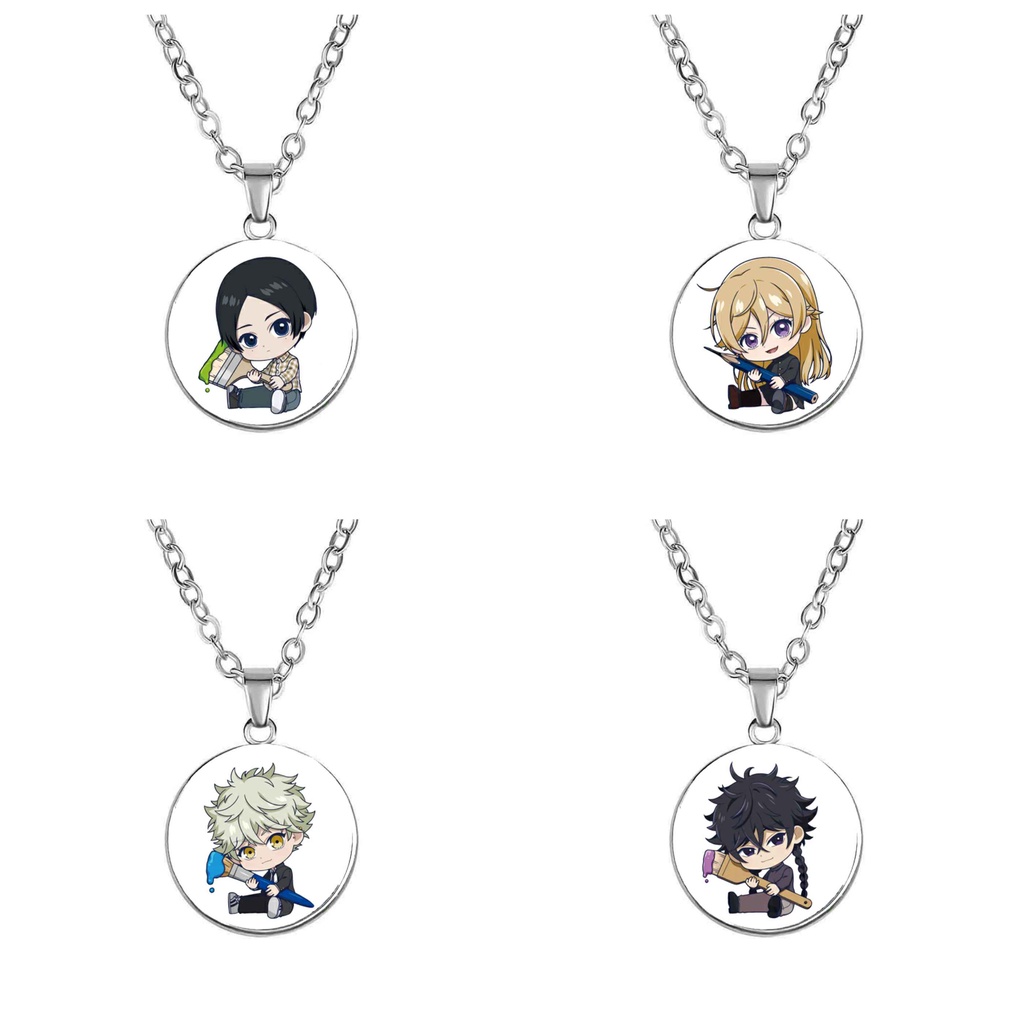 Vòng cổ in hình nhân vật BLUE PERIOD  anime chibi xinh xắn quà tặng độc đáo