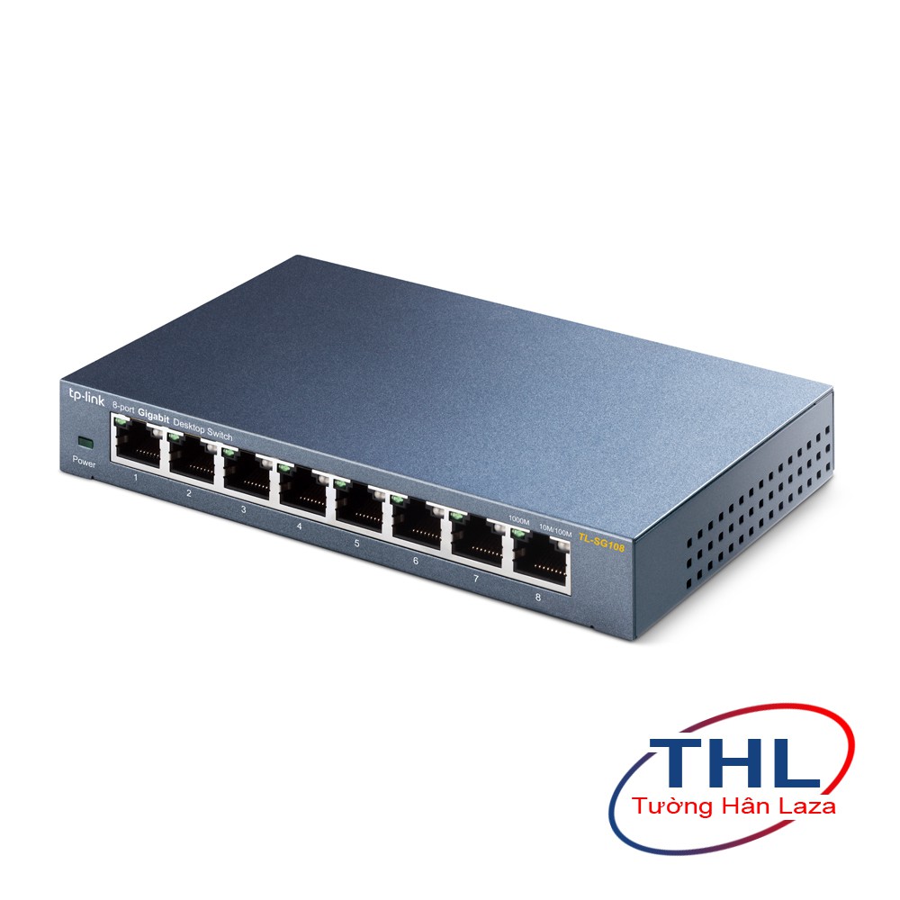 Bộ Chia Mạng Switch TP-Link TL-SG108 Vỏ thép 8 Cổng 10/100/1000Mbps - Hàng chính hãng