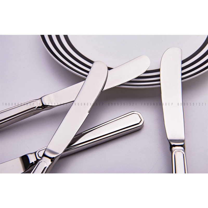 Dao Inox Ăn Bơ Cao Cấp 16.5cm - Inox 18/10