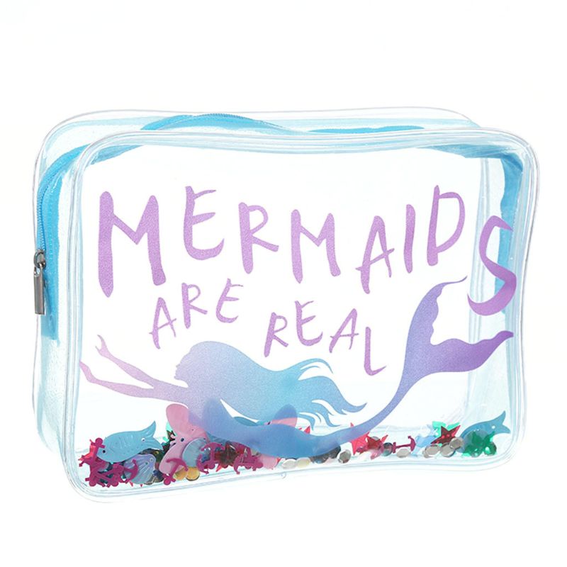 Túi Đựng Mỹ Phẩm Du Lịch Bằng PVC Trong Suốt Họa Tiết Hoạt Hình WMMB