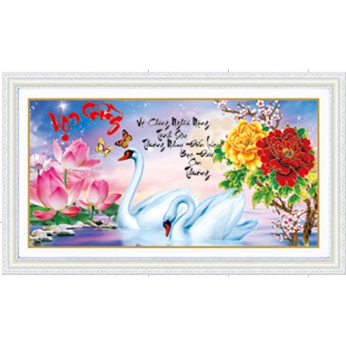 TRANH THÊU VỢ CHỒNG 88832 (71X40)