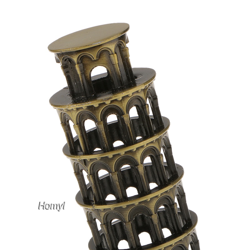 [HOMYL] Famous Construction Leaning Tower of Pisa Home Arts&Craft Collecatbles Decor