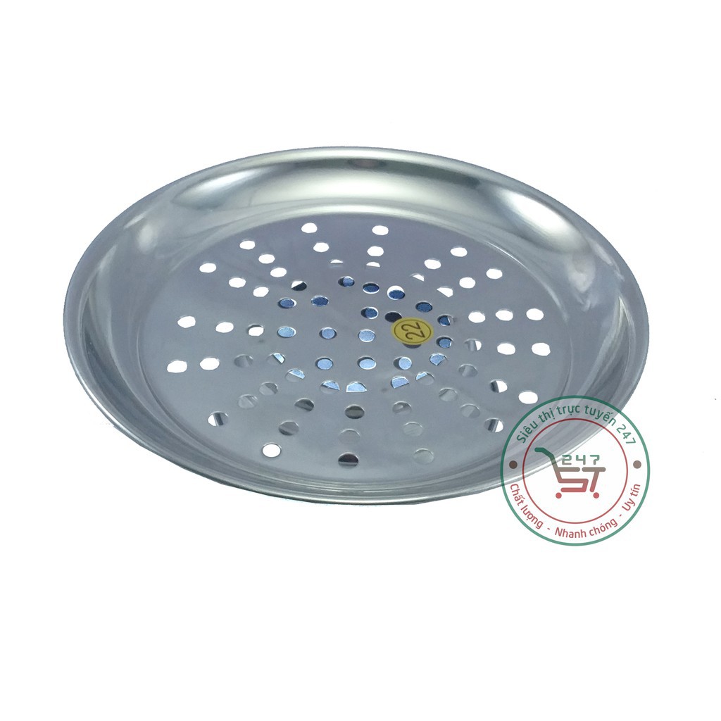 Vỉ hấp cách thủy bằng inox sáng bóng không gỉ nhiều kích thước là dụng cụ nhà bếp tiện lợi trong gia đình