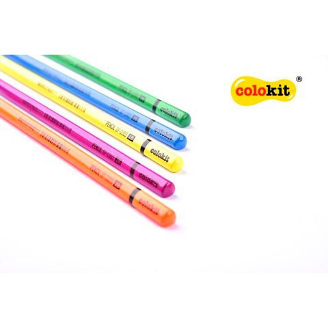 [Sản phẩm mới] Bút Chì Gỗ Colokit GP-C003 - THẾT KẾ HÌNH TAM GIÁC – MÀU NEON NỔI BẬT (Hộp 10 cây)