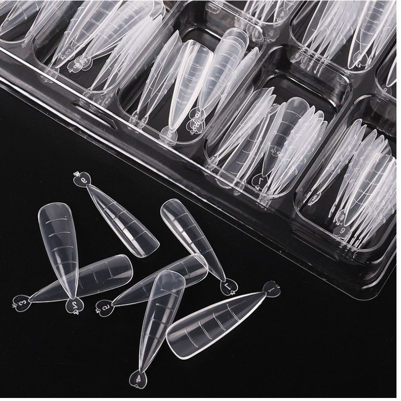 100 Móng úp nhọn nối móng-gel gum