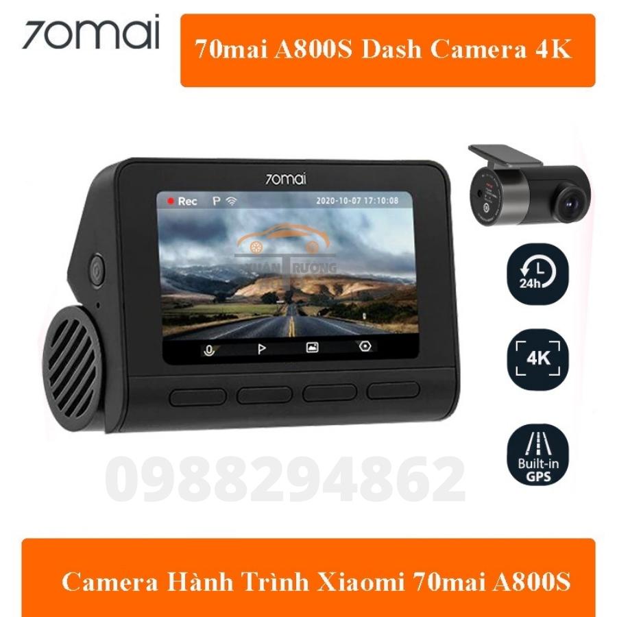 Camera hành trình 70mai Dash Cam A800S&amp;A800S-1 bản quốc tế bộ có cả Cam trước và sau