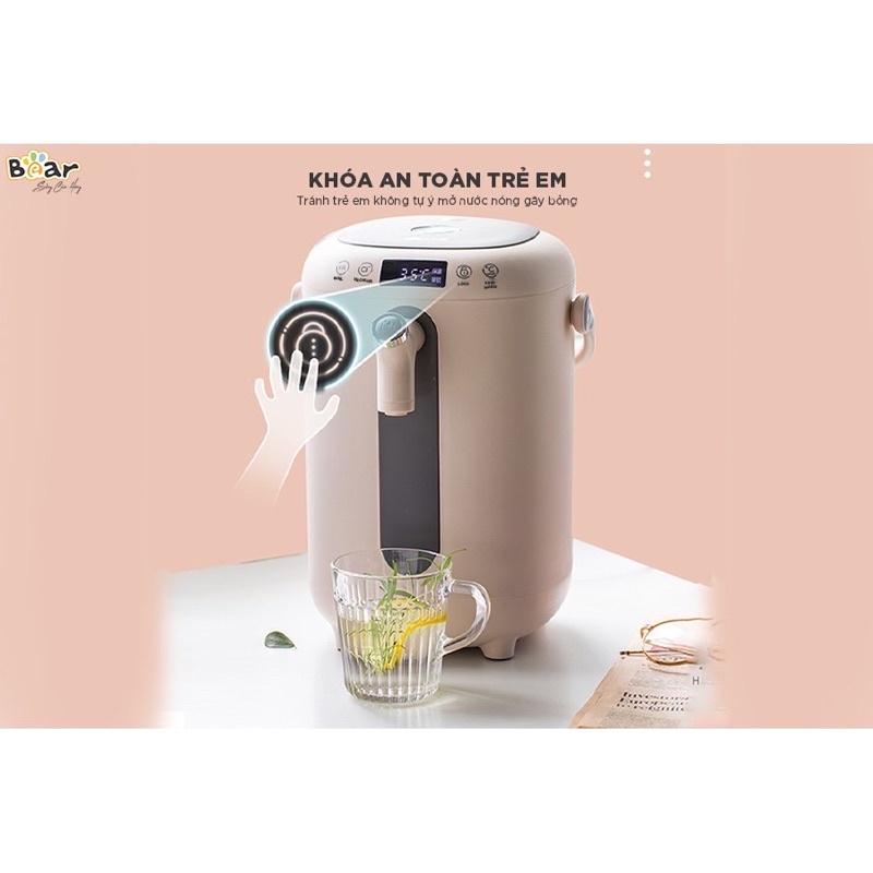 Bình thủy điện Bear KE-B30V1 3L Bản Quốc Tế Bảo Hành Chính Hãng 18 Tháng
