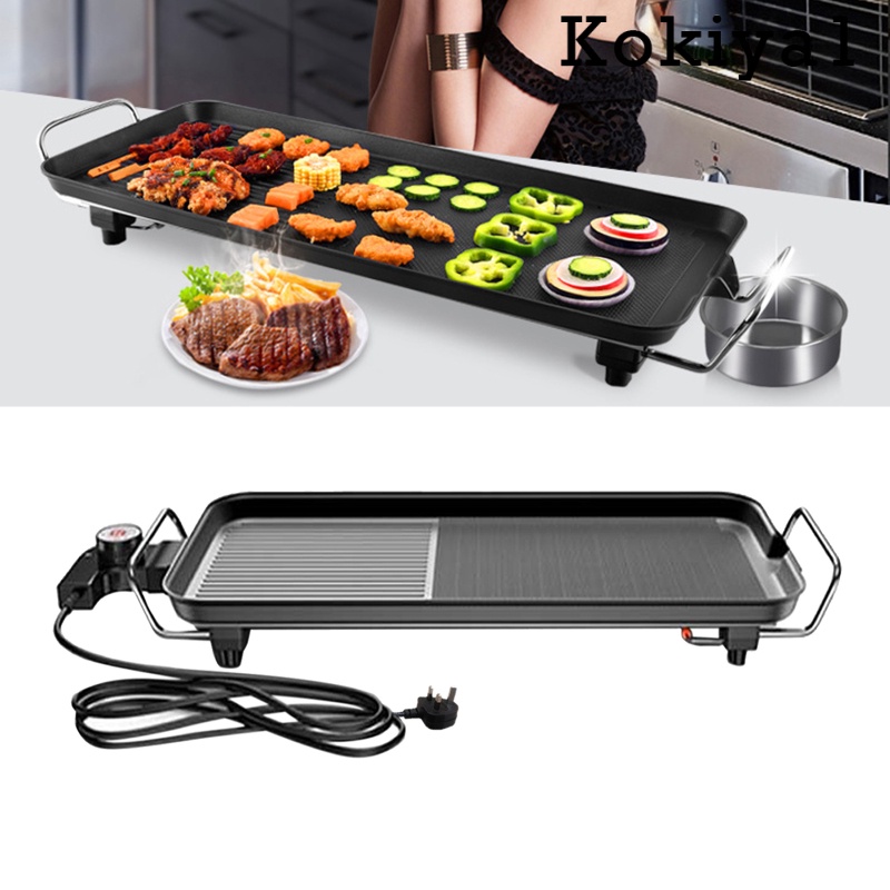 Vỉ Nướng Bbq Điện Không Khói Chống Dính 1350w