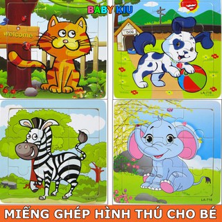ĐỒ CHƠI GỖ GHÉP HÌNH CON VẬT CHO BÉ
