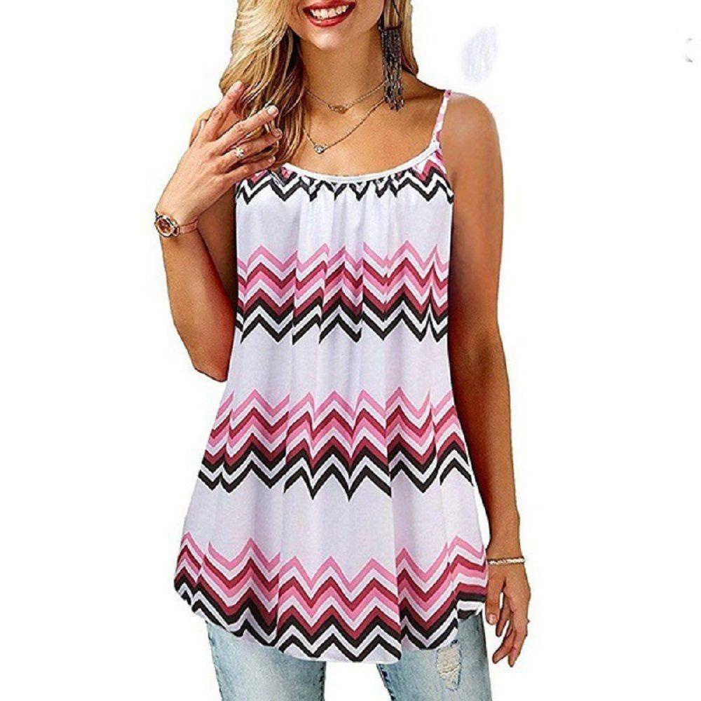 Áo Tank Top Thiết Kế Mới Hoạ Tiết Hoa Phong Cách Bohomian