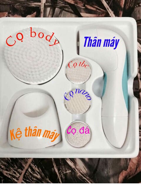 Combo 10 máy rửa mặt super nano flawless