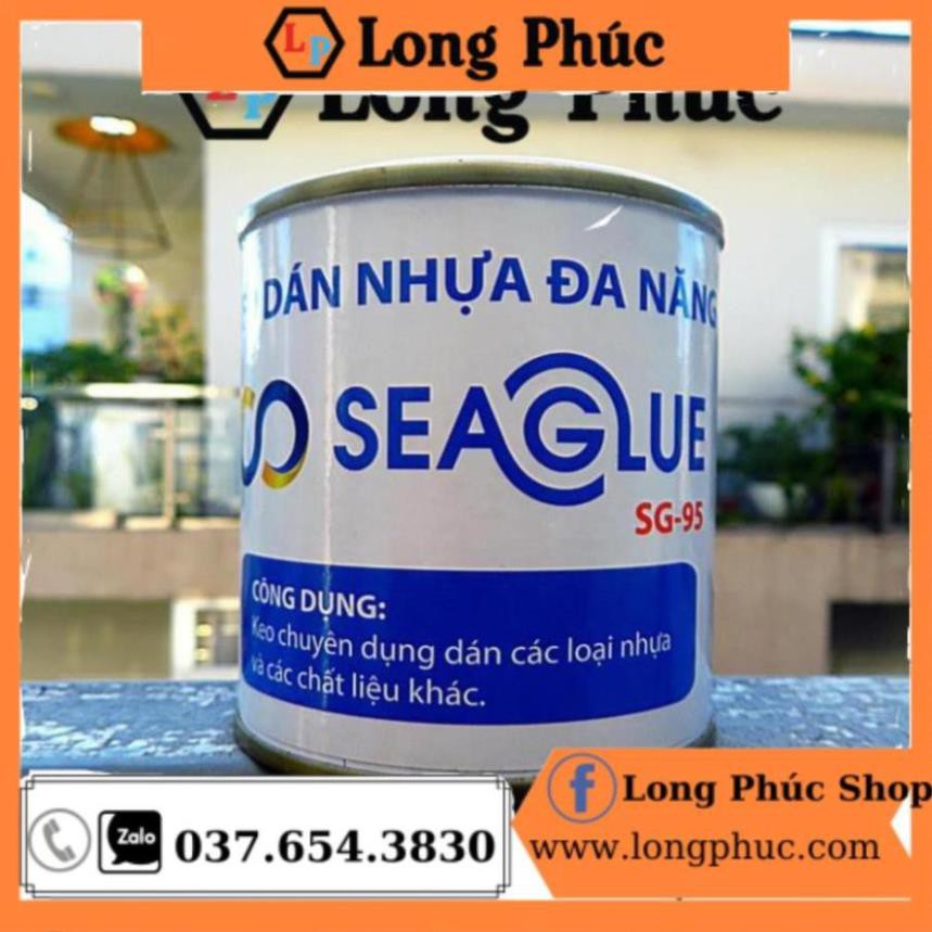 [FreeShip 50k] Keo Dán Đa Năng SeaGlue SG-95| Trong Suốt, Chịu Nước, Dính Chắc | lọ 300gr | long phúc shop