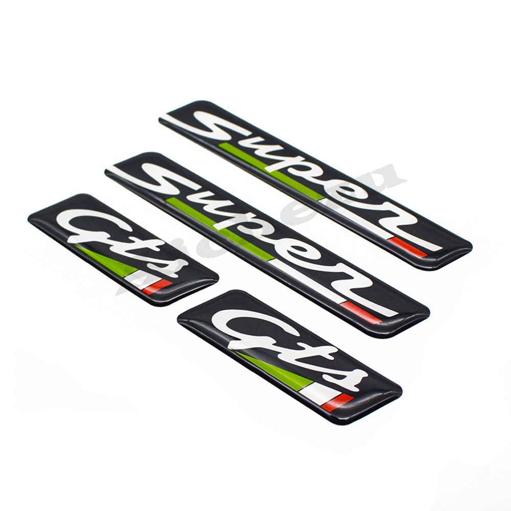 Miếng Dán 3D Trang Trí Xe Máy Vespa Beverly GTS GTV LX Sprint Spring 50 125 150 250 300 E