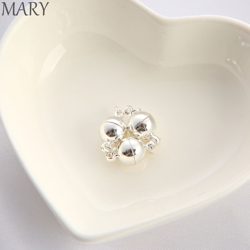 Khóa Nam Châm Mạ Bạc Nhiều Màu Sắc Dùng Làm Trang Sức Thủ Công