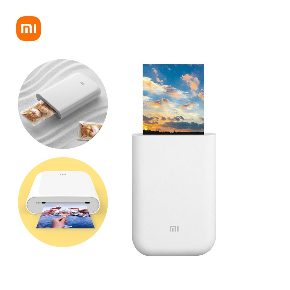 Máy in ảnh bỏ tũi Xiaomi XMKDDYJ01HT tiện lợi Chính hãng- Minh Tín Shop