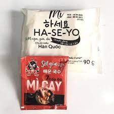 1 GÓI MÌ HASEYO VÀ SỐT GIA VỊ MÌ CAY
