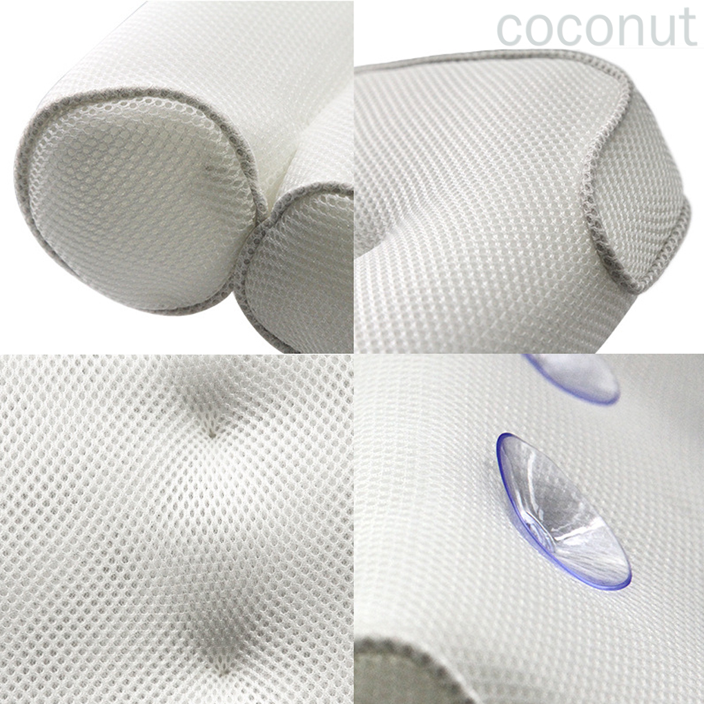 Gối Lưới Tựa Đầu Gắn Bồn Tắm Tạo Hình 3D Độc Đáo Tiện Dụng