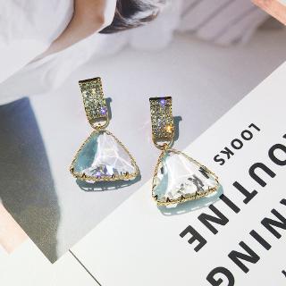 S925 silver plated female earrings in Korean fashion style