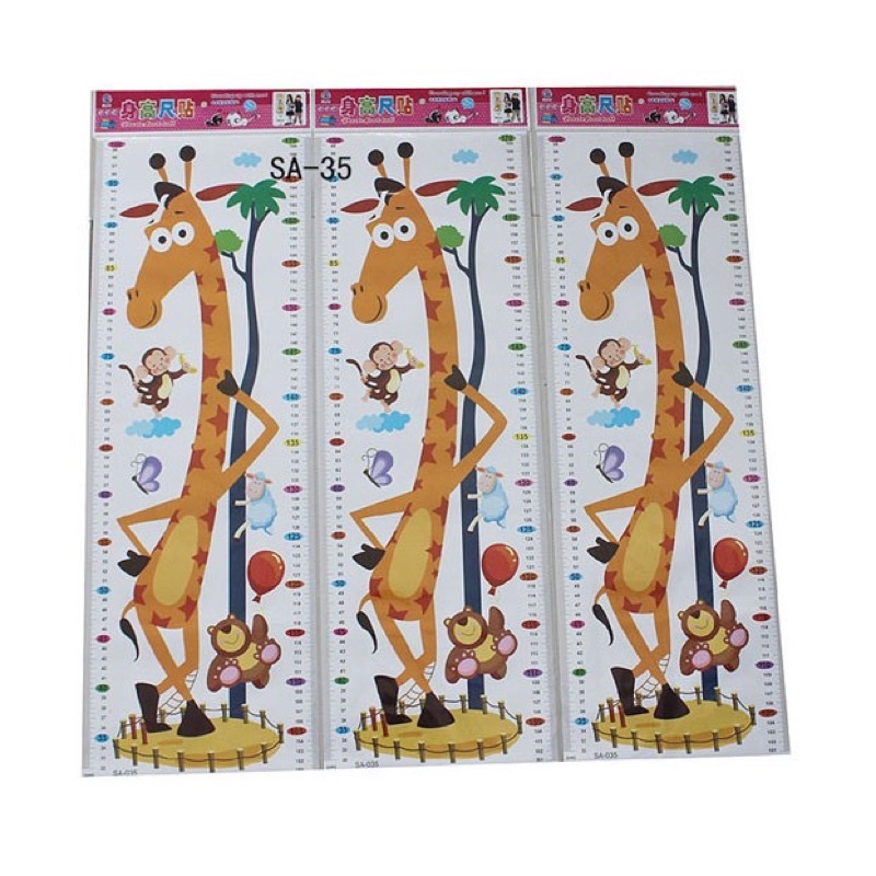 Thước Đo Chiều Cao Cho Bé Decal Dán Tường