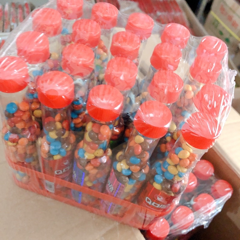 sỉ khay 20 chai kẹo socola bi thái lan loại to