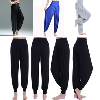 Quần alibaba nữ tập yoga, múa zumba, tập gym cạp cao che khuyết điểm