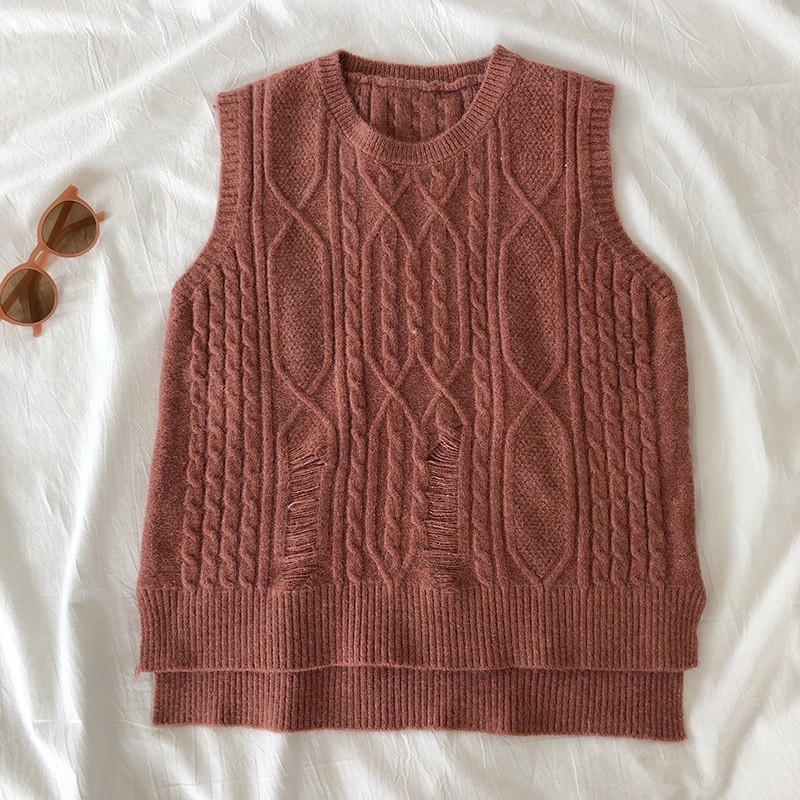 Áo len gile kiểu nhiều màu - ATD11011