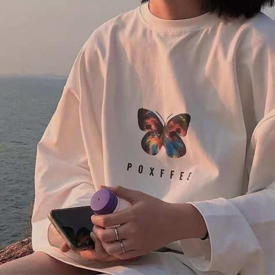 Áo Dài Tay BƯỚM 2 Màu Unisex