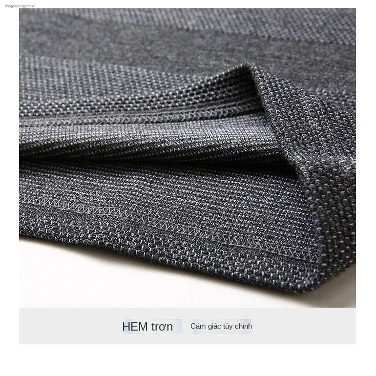 Áo polo tay dài thời trang xuân thu mới cho nam trung niên