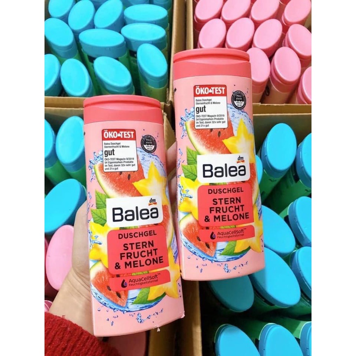 Sữa tắm Balea Duschgel Stern Frucht & Melone hương trái cây 300ml