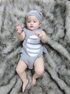 Set Body Suit Cá Mập (baby Shark)