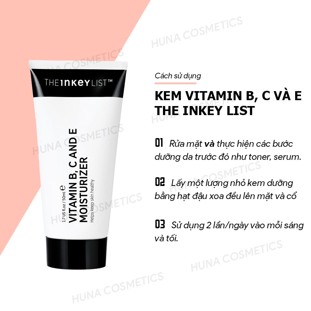 [BILL SEPHORA] KEM DƯỠNG ẨM VITAMIN B, C VÀ E - THE INKEY LIST