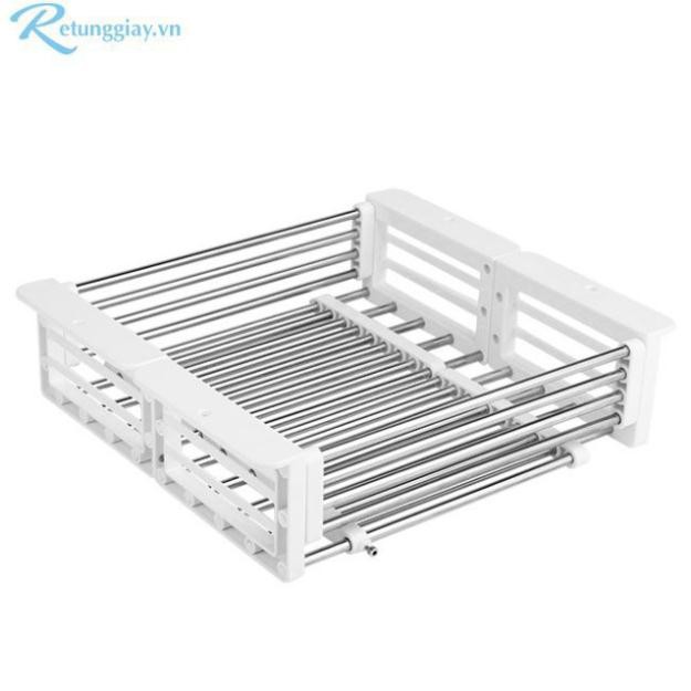 Kệ inox size đại để gác trên bồn rửa chén hiệu Prota inox 201 va inox ...