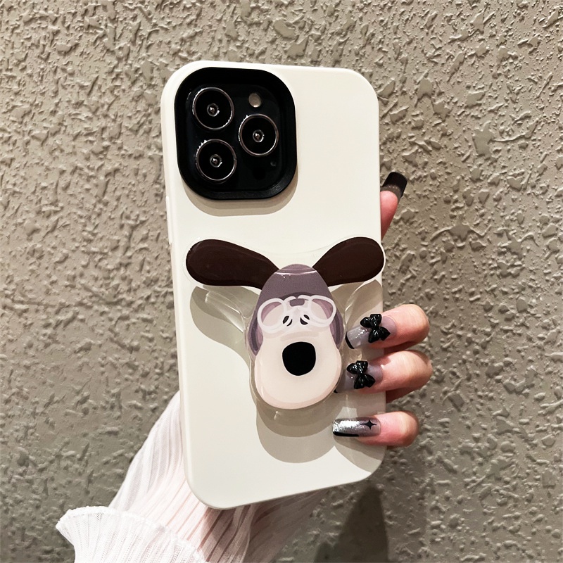 Ốp Điện Thoại Màu Kẹo Trơn Tích Hợp Giá Đỡ Túi Khí 3 Trong 1 Cho IPhone 7Plus 8Plus 11 X XS 12 13 Pro Max
