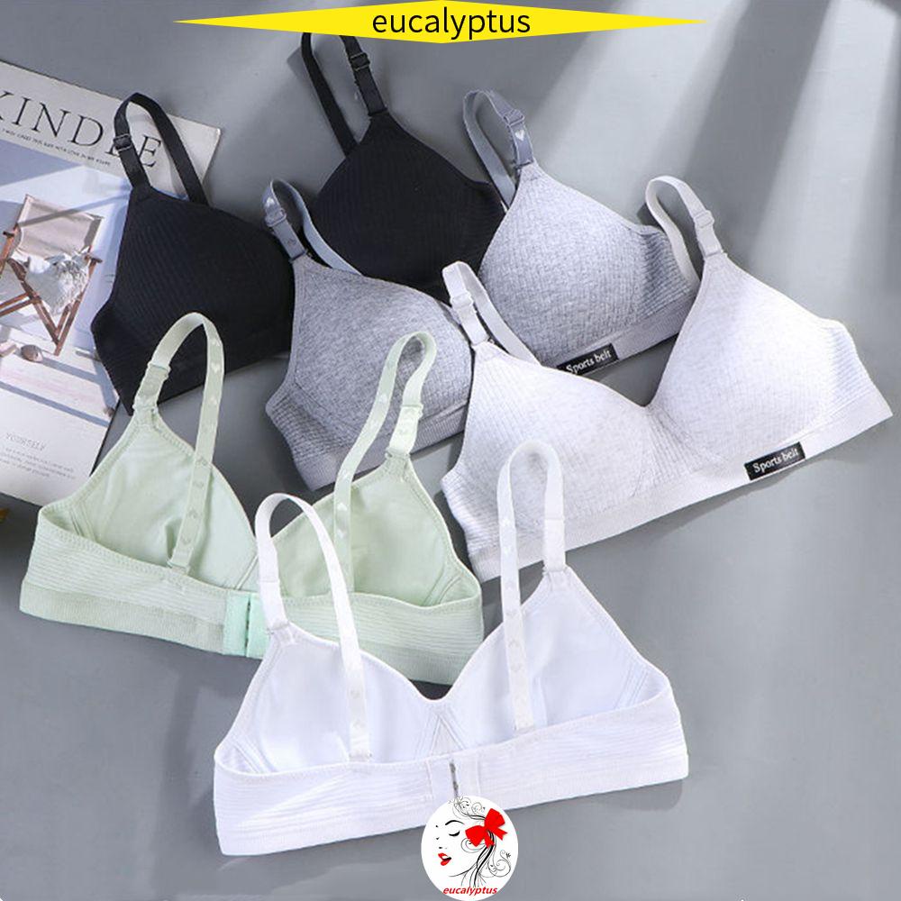 Áo ngực vải cotton siêu mỏng không gọng thép thoải mái nhiều màu sắc thời trang mùa hè cho nữ