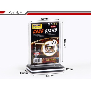 Menu mica,kệ mica để bàn A4,A5,A6
