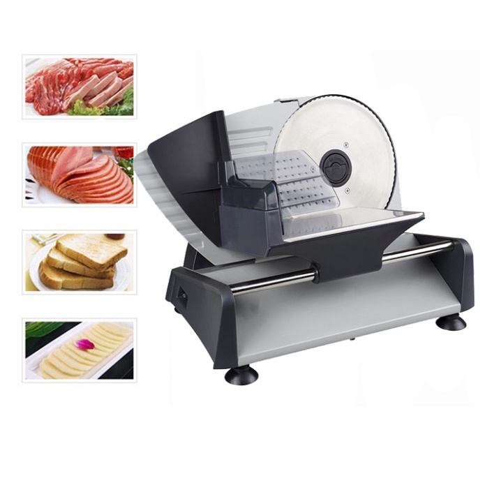 Máy thái lát thịt, rau củ, thực phẩm bán tự động điều chỉnh độ dày mỏng