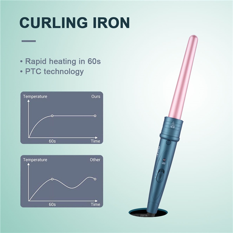 Ckeyin Bộ Máy Uốn Tóc HS006 / HS007 / HH002 19-32Mm
