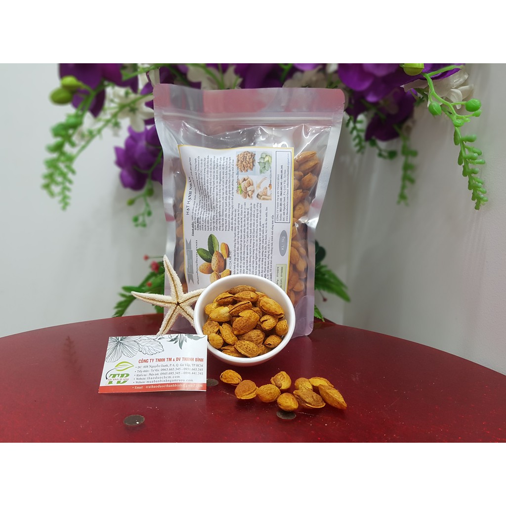 Hạnh Nhân Rang Bơ Nguyên Vỏ 500g - Hàng Loại 1