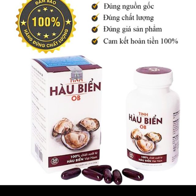 Combo2hộp Tinh chất Hàu Biển OB tăng cường sinh lý nam