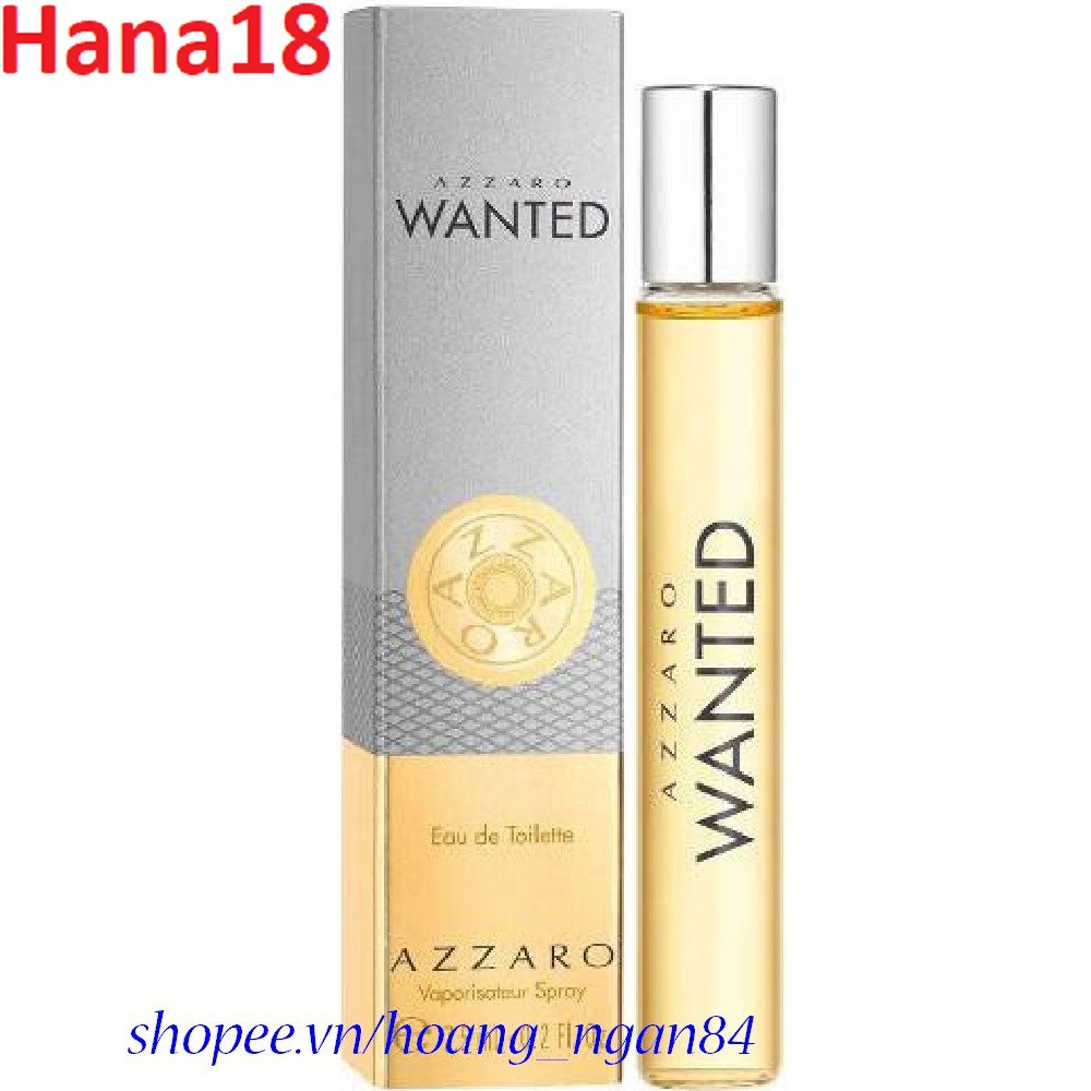 Nước Hoa Nam 7.5ml Azzaro Wanted Chính Hãng.