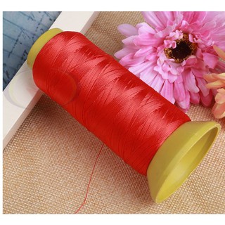 Cuộnchỉ nylon 210D màu đỏ, đen, trắng, nâu đủ size làm tua rua