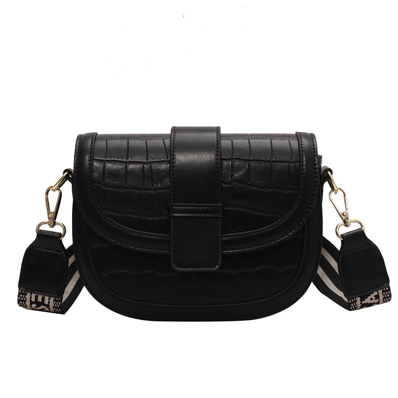 Túi đeo vai/kẹp nách IELGY hình bán nguyệt nhỏ phong cách phương Tây thời trang mùa thu thanh lịch cho nữ