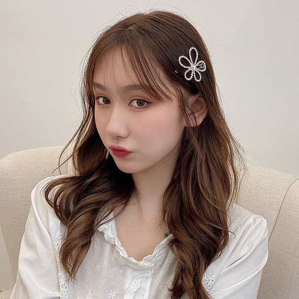 Kẹp tóc nhiều kiểu dáng thời trang đính đá lấp lánh dành cho nữ