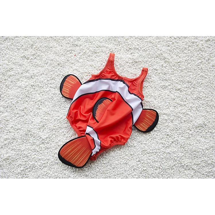 HÌNH THẬT - Đồ bơi bé trai bé gái bikini đi biển cá Nemo hàng loại 1