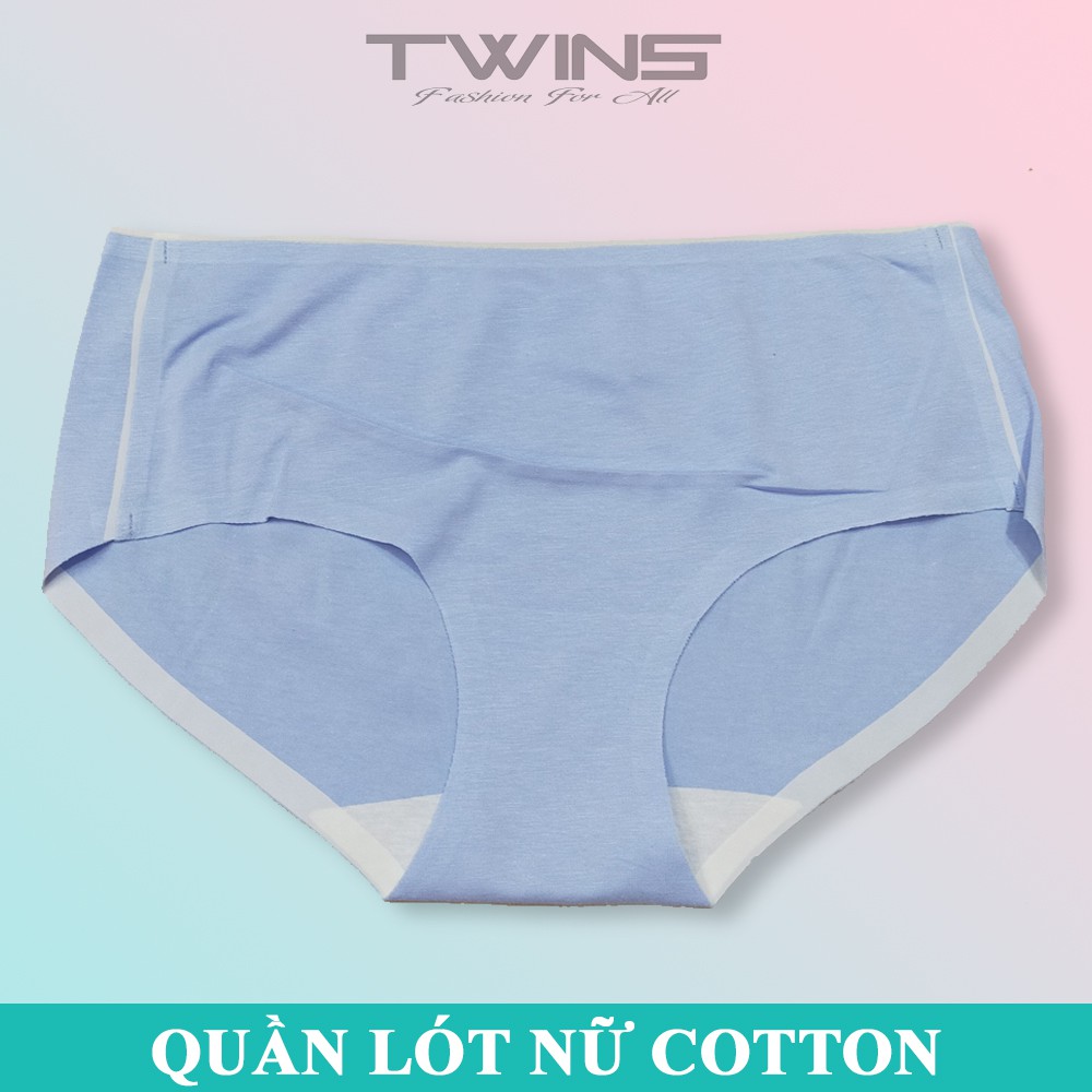 Quần lót nữ cotton kháng khuẩn cao cấp trơn mềm mại thoáng mát không lộ đường may size dưới 60kg