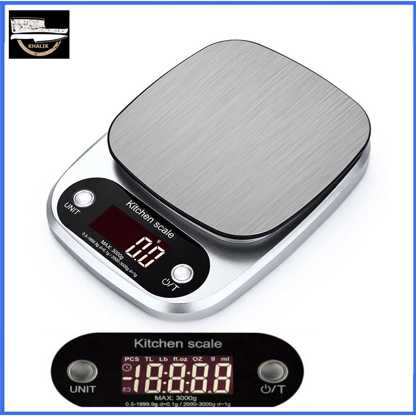 Cân điện tử nhà bếp C305, cân thực phẩm Loại 3kg, 5kg, 10kg độ chính xác cao Kitchen Scale C305 - Khalik