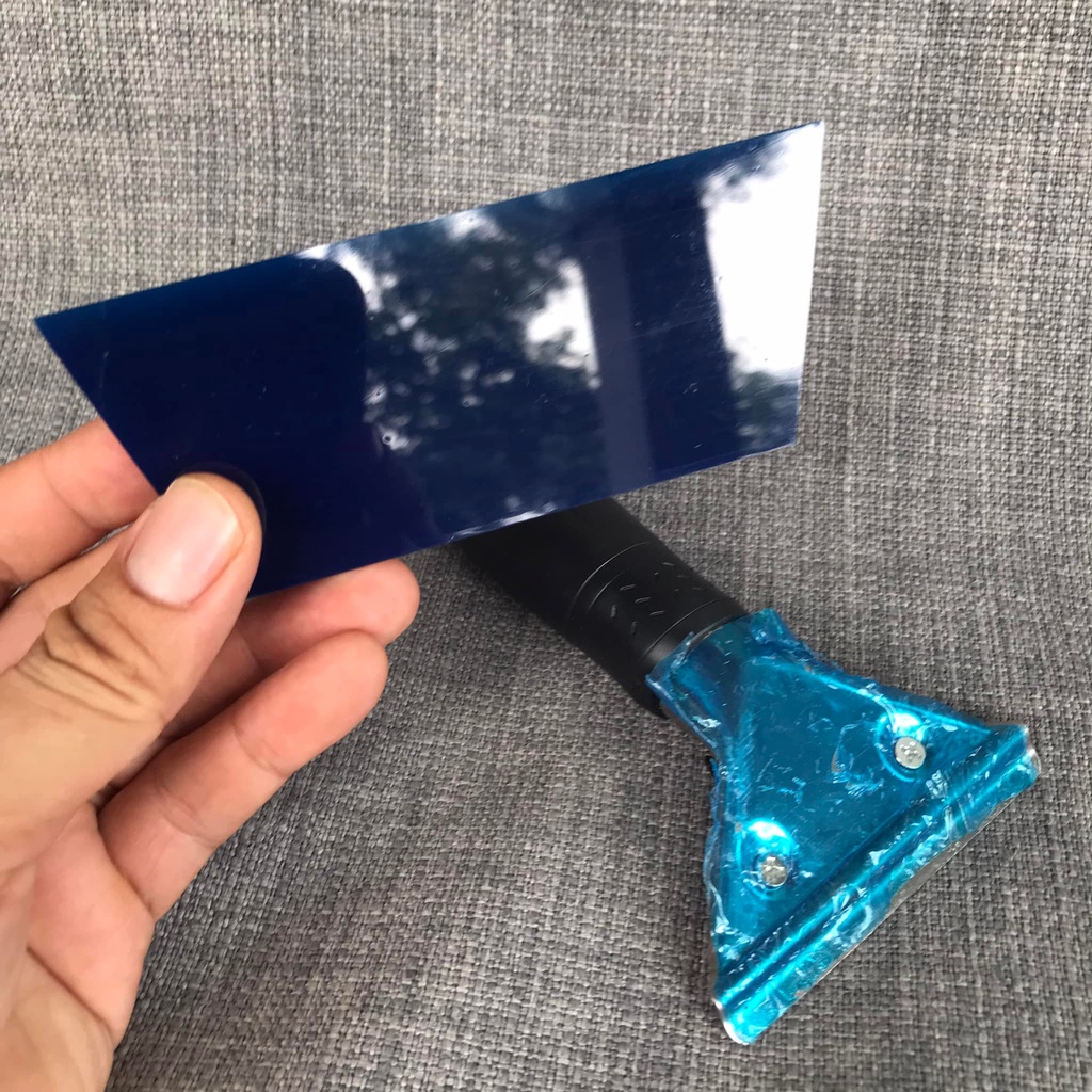 Gạt kính lưỡi to, tay inox - vệ sinh kính và gạt dán phim cách nhiệt