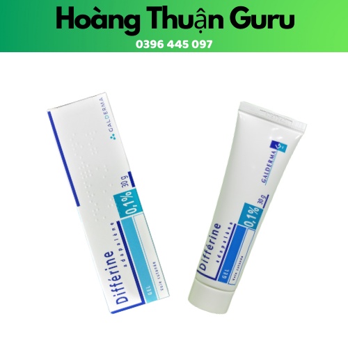 Differin gel 30g bản Pháp - Adapalene 0.1% giúp da giảm tiết dầu và chống oxy hoá