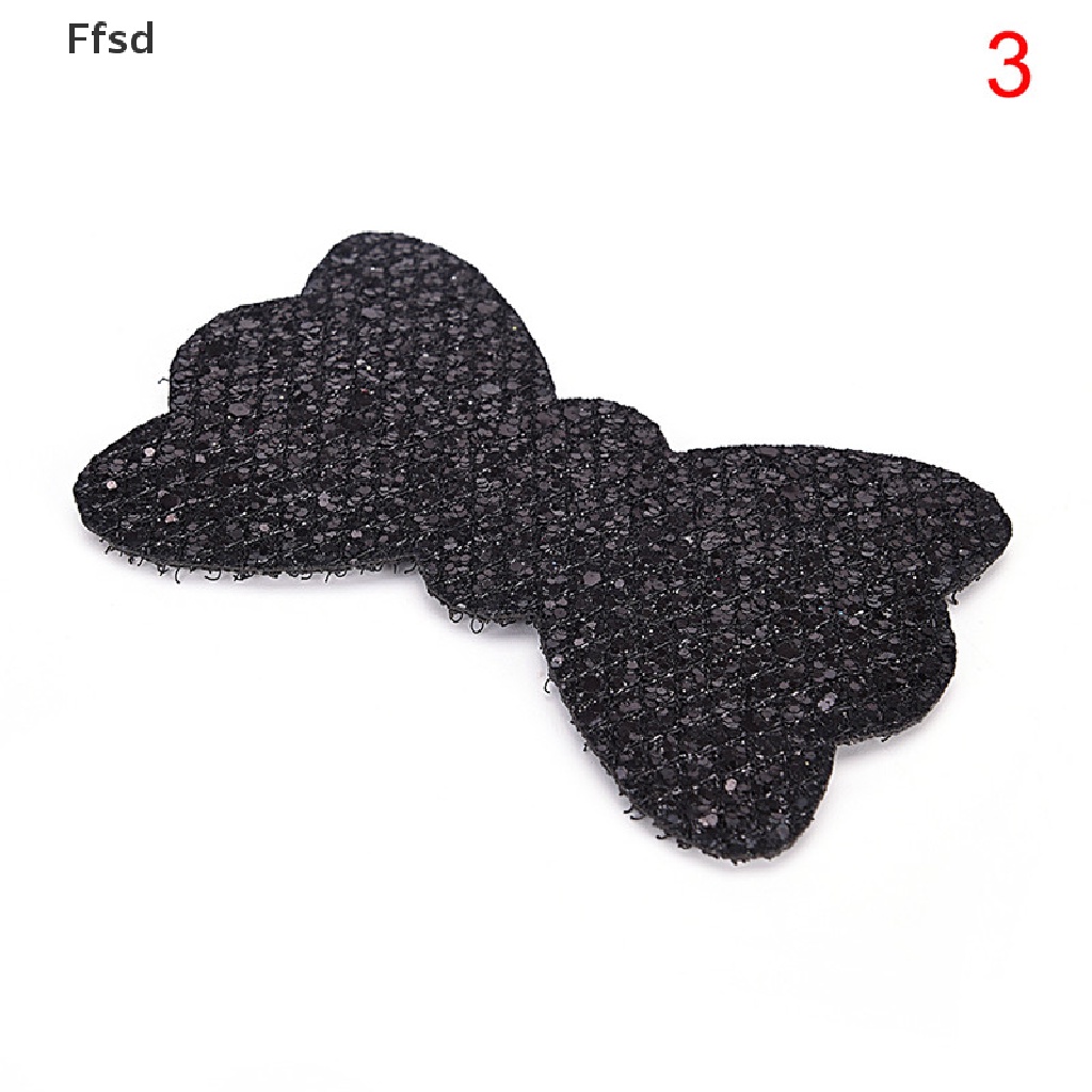 {Ffsd} Kẹp Tóc Mái Màu Đen Lấp Lánh Sang Trọng Bán Chạy