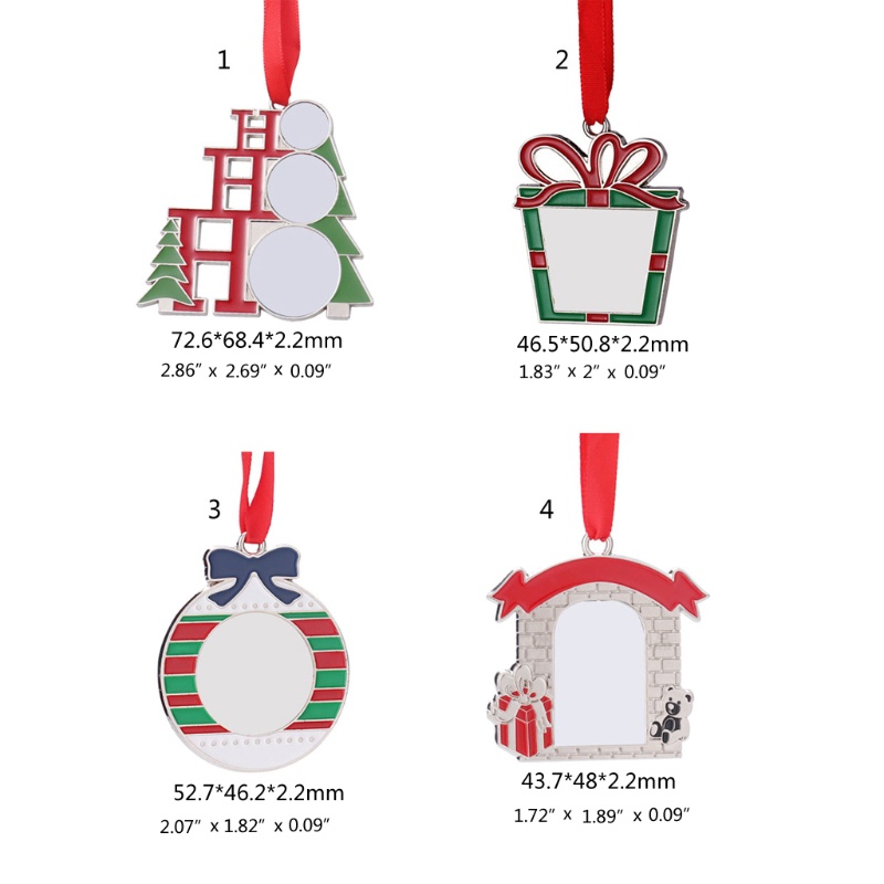Mojito Phụ Kiện Treo Trang Trí Cây Thông Noel Chuyển Nhiệt Kèm Dây Màu Đỏ